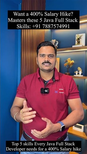 Top 5 Skills Every Java Full Stack Developer Needs for a 400% Salary Hike: +91 7887575991