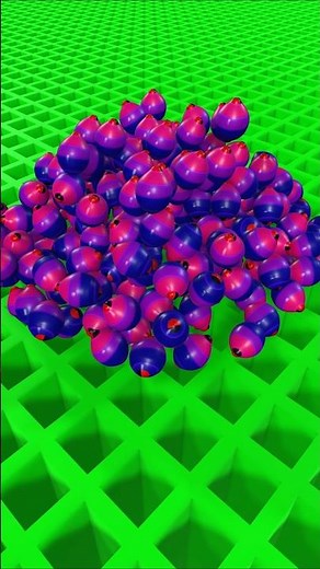An endless cascade of purple spheres #roblox #looping #3danimation