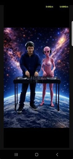 DJing with a girl in Outer Space | Step above Planet Earth across Universe | Electronic Dance Music