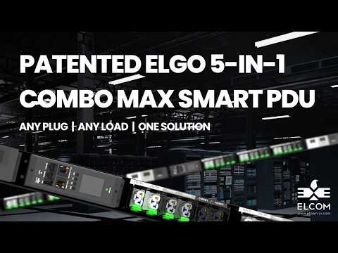 Elcom's ELGO combo max 5-in-1 PDU | The Smart PDU Built for AI Data Centers