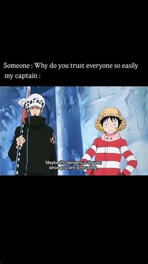 Luffy got a pure heart indeed #luffy #onepiece