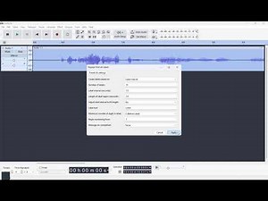 How to add labels in Audacity plus handling the complications of it