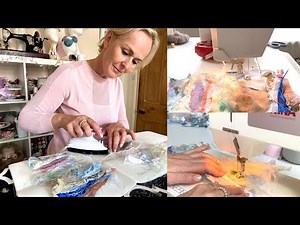 FREE MOTION EMBROIDERY AND APPLIQUE | Free Motion Tutorial | Didsbury Art Studio