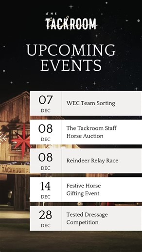 🎄✨ Saddle up for a season full of cheer! From festive trail rides to holiday-themed competitions, our upcoming events are here to light up your holidays. 🎁🐴 Stay tuned, mark your calendars, and join the fun—it’s going to be a holly jolly adventure you won’t want to miss! 🌟 What kind of events would you love to see during this time of year? #thetackroom #ttrredm #thetackroomredm #redm #reddeadonline #rdo #reddeadtok #reddeadcommunity #horsegaming #roleplaygaming #equestriangaming #reddeadrede