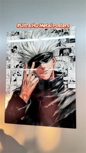 Domain Expansion: Infinite Void💥👑 #jujutsukaisen #satorugojo #anime #metalposter #fyp