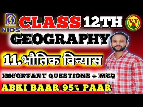 NIOS Class Geography (316) Chapter 11 | Summary | Important questions Answers