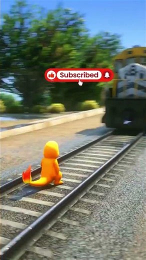 A Charmander is Caught When A Train Descends | Grand Theft Auto V ||#gta5 #shorts