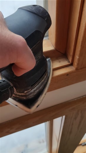 Festool Detail Sander For Prepping Window Refresh #festool