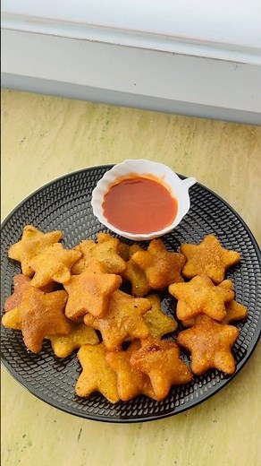 Crispy Potato Stars: The Ultimate Kid-Friendly Snack! ⭐🥔#shorts #food #potato