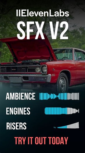 TechSimplify on Instagram: "Your Sound Just Leveled Up — SFX v2 by 11 Labs! . . . . Unlock the next level of sound design with SFX v2 by 11 Labs! 🎧 This powerful upgrade delivers higher sample rates, improved accuracy, and better prompt adherence, giving creators the tools they need for crisp, professional-quality sound effects. In this video, I’ll walk you through what’s new in SFX v2, how it works, and why it’s a game-changer for content creators, filmmakers, podcasters, and sound desi