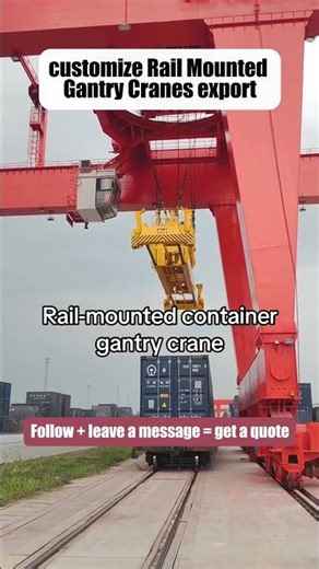 Reliable Container Gantry Cranes – Custom and Factory-Supplied 💪 #hengyuan ccrane