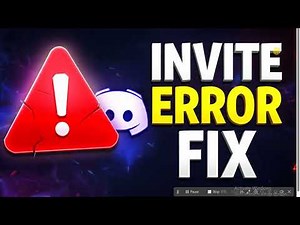 How to fix Invite Invalid Error on Discord