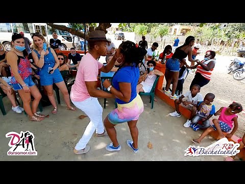 Bailando BACHATA en pareja 2021😍 [Rodolfo y Julieta] República Dominicana, Zorro negro-Por esa mujer