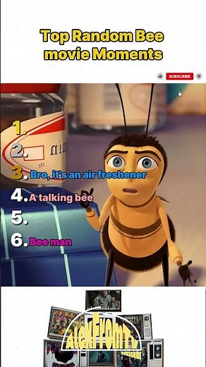 Top Random Bee movie moments #ranking #funny #ranked