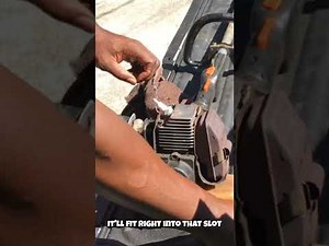 how to change the primer bulb for a Stihl weed eater