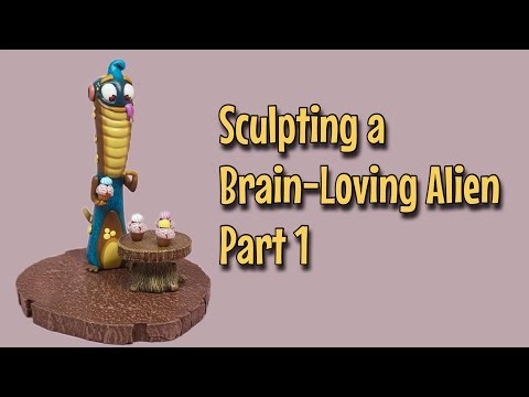 Creating an Alien with Polymer Clay | Making-of by Clayziness