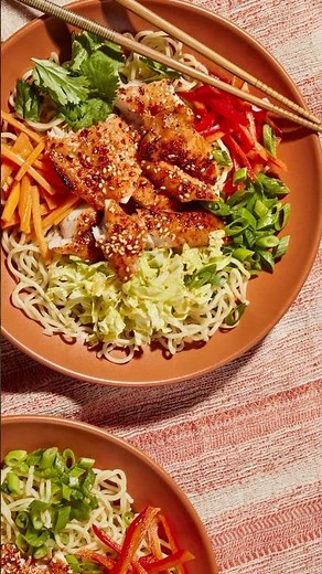 Air Fryer Char Sui Alaska Pollock Noodle Bowl Recipe Short