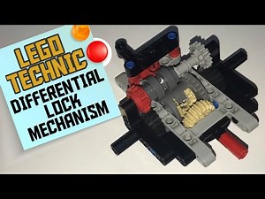 How to Build a LEGO Technic Differential Lock Mechanism (Very Easy!) (Building Instructions)