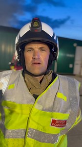 Group Manager Ben Turner gives an update from the scene of a large fire in Witham. | Essex County Fire and Rescue Service