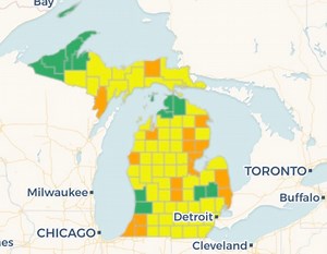 CDC adjusts mask recommendations; under new criteria, most Michiganders won’t need them