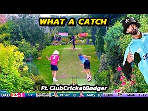 BEST Game to Date?! Backyard Cricket TEST MATCH 🏏| Badgers vs Lumberjacks 🦡🪵ft. ‪@clubcricketbadger‬