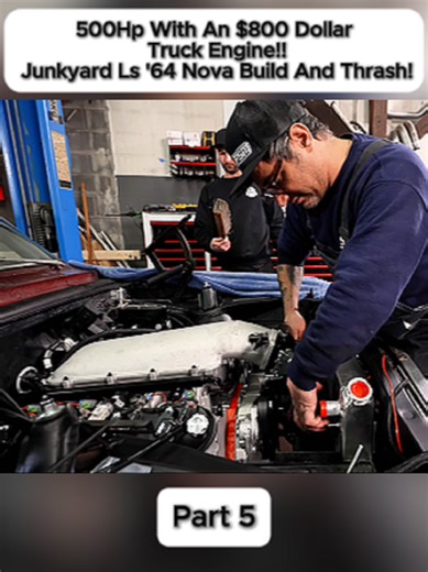 500HP with an $800 Dollar Truck Engine!! Junkyard LS '64 Nova Build and Thrash!#mechanics #error404 #error #autorepairshop #infinite #enginebuild #remove #auto #rebuild #carfix #autocar #service #usa🇺🇸 #nicks