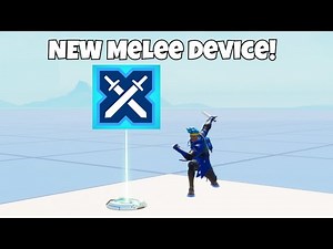 How do you use the Melee Designer in Fortnite Creative! [FUN DEVICE]