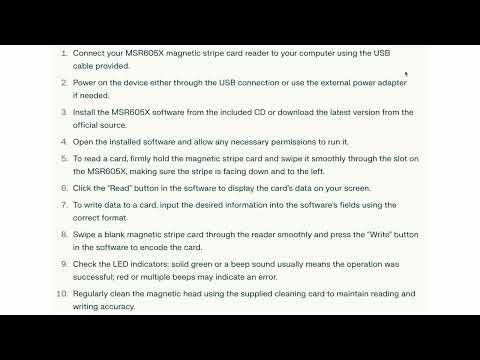 How to use the MSR605X magnetic stripe card reader MSRX software write Cc dumps with pin blank cards