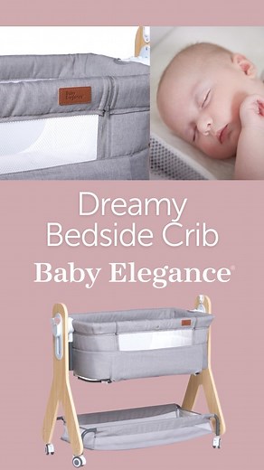 Our innovative Dreamy bedside crib makes it easy to have your baby...