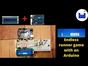 How To Make A Endless Runner Game With An Arduino ll with code and diagram.