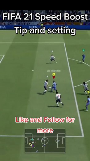 FIFA 21 Speed Boost and Setting Tip#Fifa21 #fifatutorial #fifatips #Proclubs #Fut #foryou