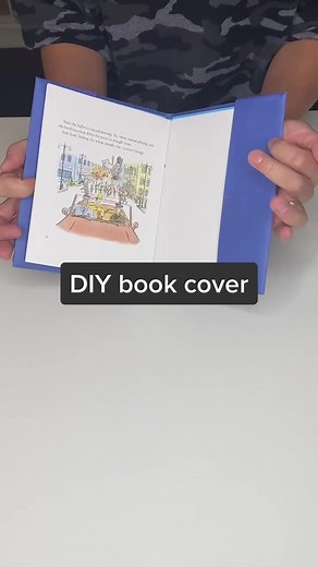 Reply to @artyness13 Easy DIY Paper Book Cover #diycraftideas #booktok #tiktoklifehack