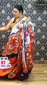 6.9K views · 231 reactions | A symphony of colors and patterns, captured in "Cotton Batik"  Booking Number : 9831521259 / 7044808019  . . . #cotton #sareeoftheday #sareelover #sareedraping #sareelook #sarees #sareestyle #sareesofindia #sharanaya | Sharanaya Boutique | Facebook