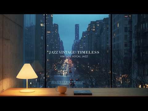 [Playlist] Manhattan Lexington Avenue Blue Hour, Window Warmth | JazzVintage · Cozy Notes