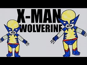 Wolverine Drawing Tutorial | X-Men Character Art