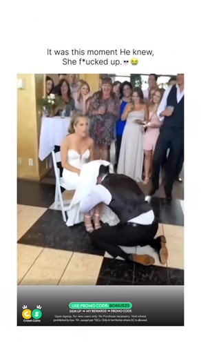 ObeseFails on Instagram: "It was their wedding night, and the traditional ceremonies were finally over. The bride and groom, surrounded by close friends and family, were now taking part in a fun post-wedding ritual — one where the groom had to symbolically remove a piece of the bride’s clothing, usually her garter or, in some playful families, even her underwear — just for laughs and photos. Everyone was cheering, clapping, phones out recording, thinking it was all part of the fun. The groom, sl