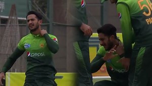 Celebration becomes a nightmare for Hasan Ali