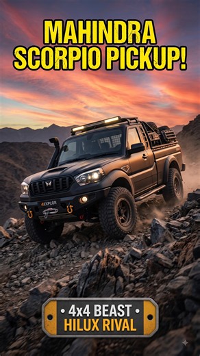 Mahindra Scorpio Pickup Truck Unleashed! Hilux & V Cross Rival 🚜🔥