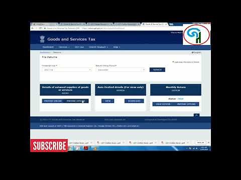 GSTR1: 4, How to create & upload Json file from Tally ERP 9 to GST Portal in HINDI