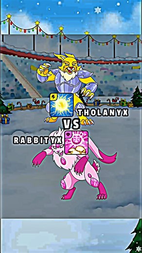 Tholanyx vs Rabbityx Battle In Dynamons World||#dynamonsworld#dynamon#shorts#2026