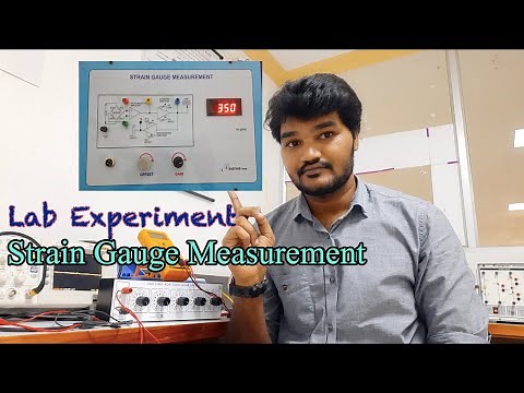 Strain Gauge Measurement using Load Cell | Lab Experiment