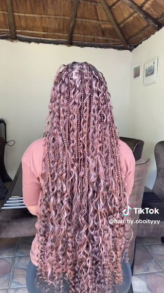 Intricate Boho Braids: Long Knotless Styles