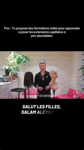 💇‍♀️ Formations vidéo d’extensions capillaires – 99€ Apprends toutes les techniques professionnelles pour poser des extensions : • Adhésif / Weft / Kératine / Laser / Plume • Vidéos parfaites pour maîtriser toute les techniques Idéal pour les coiffeuses en formation ou celles qui veulent se perfectionner. Chaque vidéo te montre pas à pas comment poser les extensions correctement. Accessible à tous, à prix abordable 📩 Pour plus d’infos ou pour accéder aux formations, contactez-nous en dm ou au 
