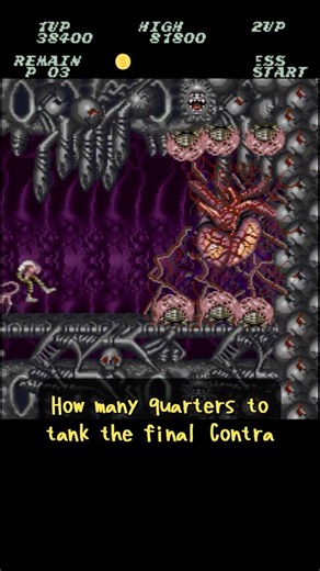 Imagine what the WHOLE GAME cost in 1987 😂 | Contra Arcade Original