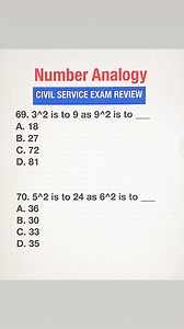 7.4K views · 145 reactions | Number Analogy Unveiled: Cracking the Code of Mathematical Patterns! #civilserviceexam #CSE #CSEReview | ORC Online Review PH | Facebook