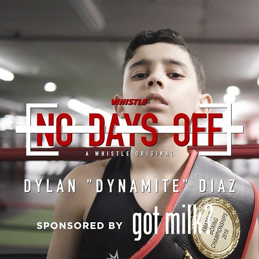 11-year-old boxer Dylan "Dynamite" Diaz is as TOUGH as they come 🧨💪 No Days Off sponsored by Got Milk? #ad | Whistle Sports