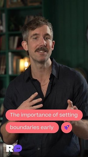 The importance of setting boundaries early