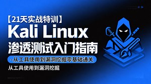 0基础学Kali渗透测试？这门入门课太绝了！从环境搭建到漏洞扫描，15节干货课解决新手 “没人带、无实战” 痛点，看完就能上手做测试