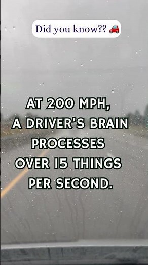 🧠 Driving 200 MPH = Real-Life Superpower