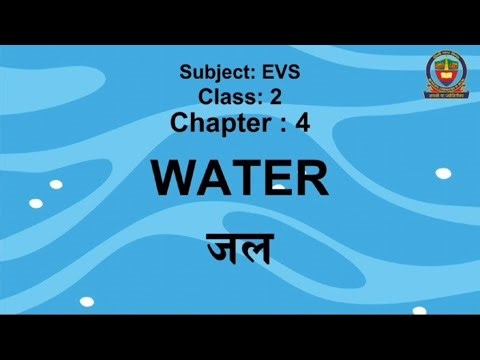 EVS Class 2 Lesson 4 : Water